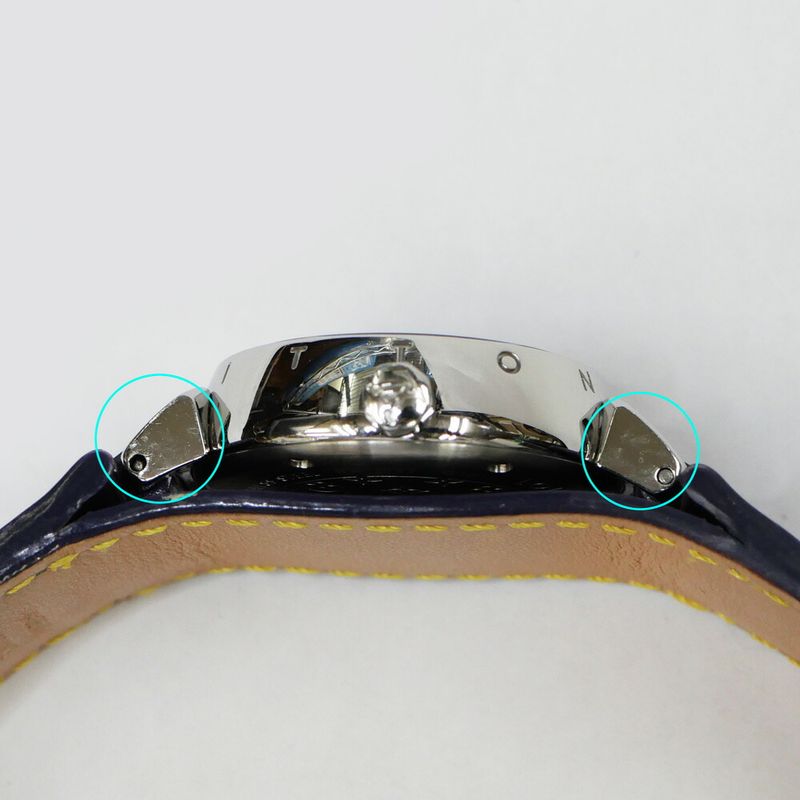 Louis Vuitton Brea PM Purple Dial Stainless Steel Quartz Watch