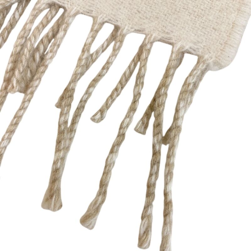Loewe Anagram Wool Scarf Beige