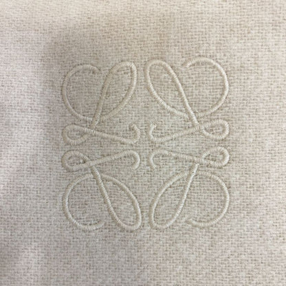 Loewe Anagram Wool Scarf Beige