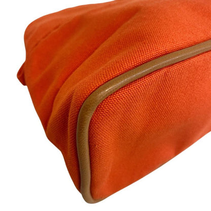 Hermes Zipper Makeup Pouch MM Bolide Vanity Cotton Orange