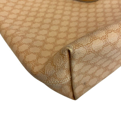 Celine Vintage Shoulder Macadam Tote Beige