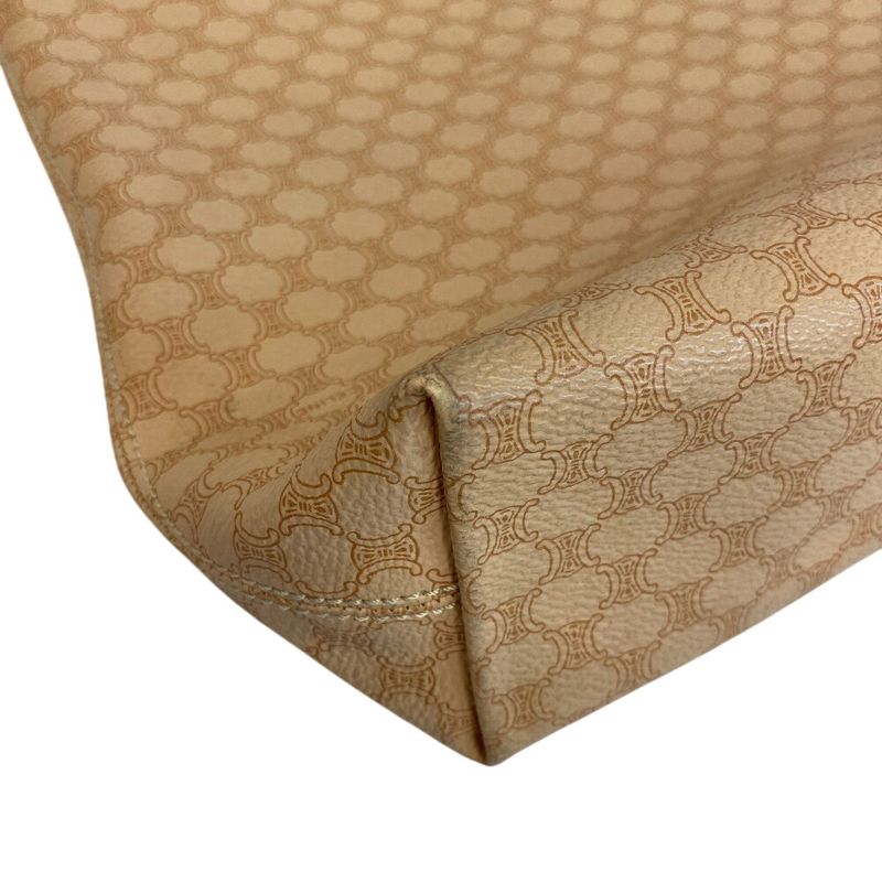 Celine Vintage Shoulder Macadam Tote Beige