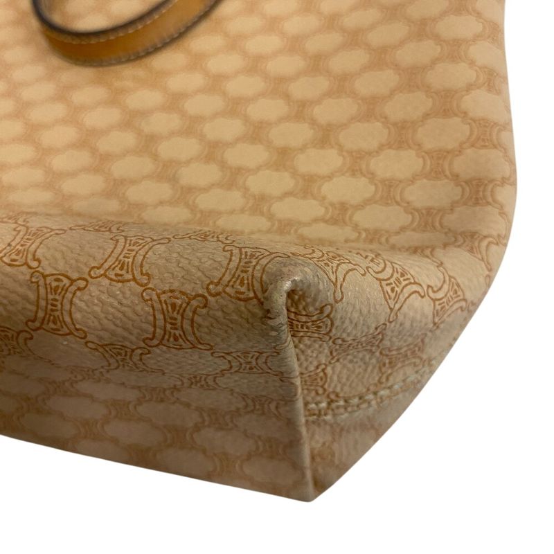 Celine Vintage Shoulder Macadam Tote Beige