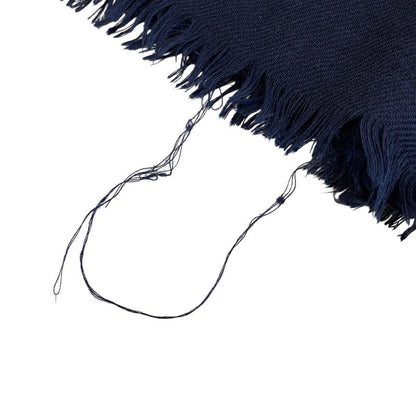 Chanel Scarf Shawl Cashmere Navy