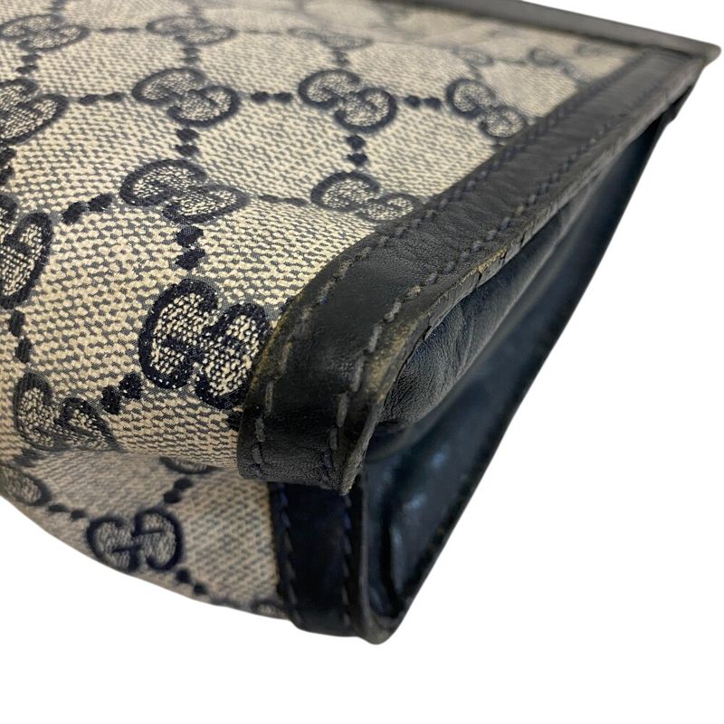 Gucci Second Makeup Pouch GG Supreme Sherry