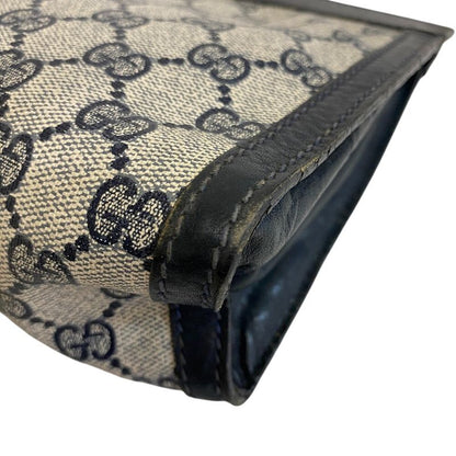 Gucci Second Makeup Pouch GG Supreme Sherry