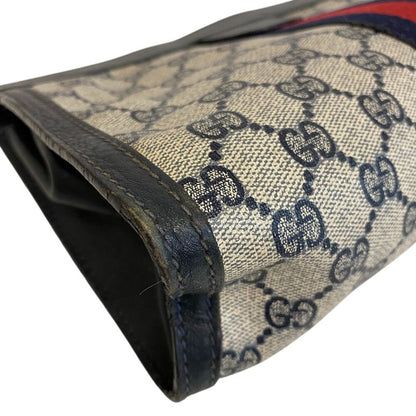 Gucci Second Makeup Pouch GG Supreme Sherry