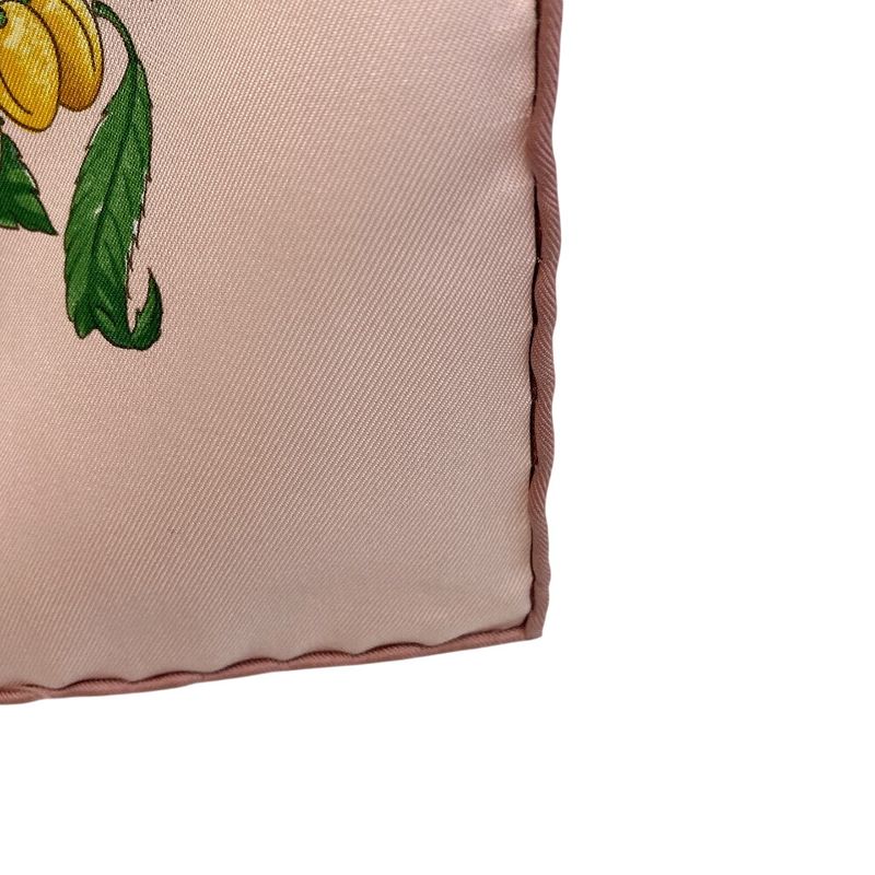 Hermes Carre 90 Coeur Des Bois in the Woods Silk Scarf Pink