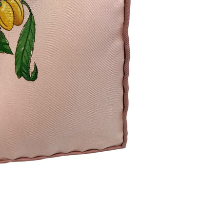 Hermes Carre 90 Coeur Des Bois in the Woods Silk Scarf Pink