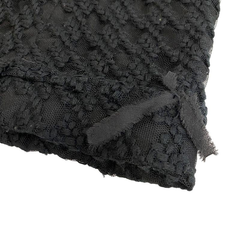 Chanel Wool Skirt Black