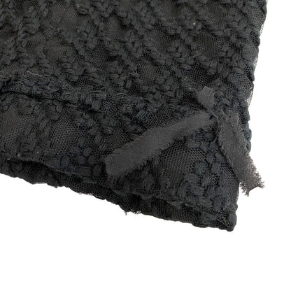Chanel Wool Skirt Black