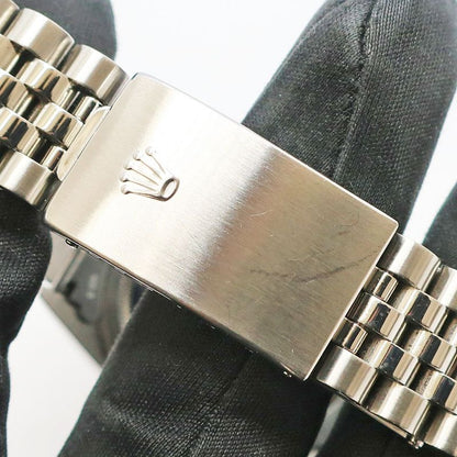 Rolex Datejust 36 No Silver Diamond SS WG Watch Automatic Winding