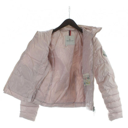 Moncler Tivoli Down Jacket Long Sleeve Zip Up Patch Logo 1 M Pink