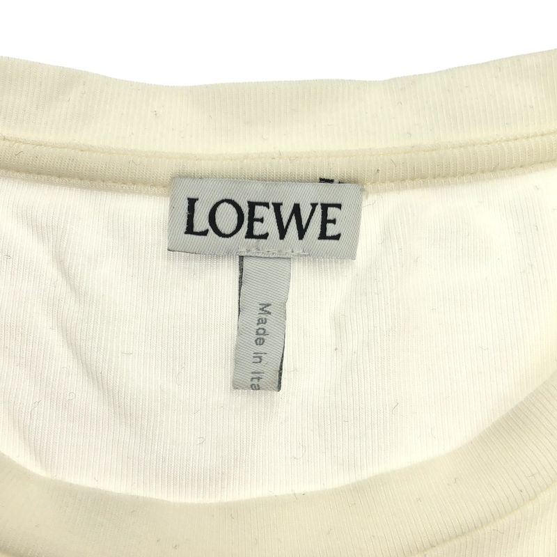 Loewe Anagram Long Sleeve Top Ivory