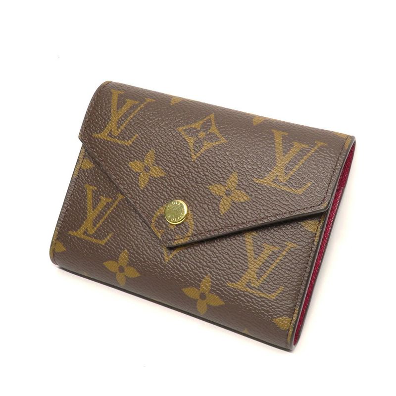 Louis Vuitton Monogram Portefeuille Victorine Fuchsia Handbag