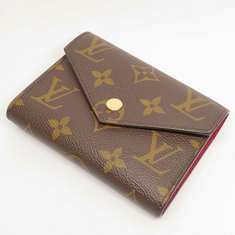 Louis Vuitton Monogram Portefeuille Victorine Fuchsia Handbag
