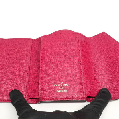 Louis Vuitton Monogram Portefeuille Victorine Fuchsia Handbag