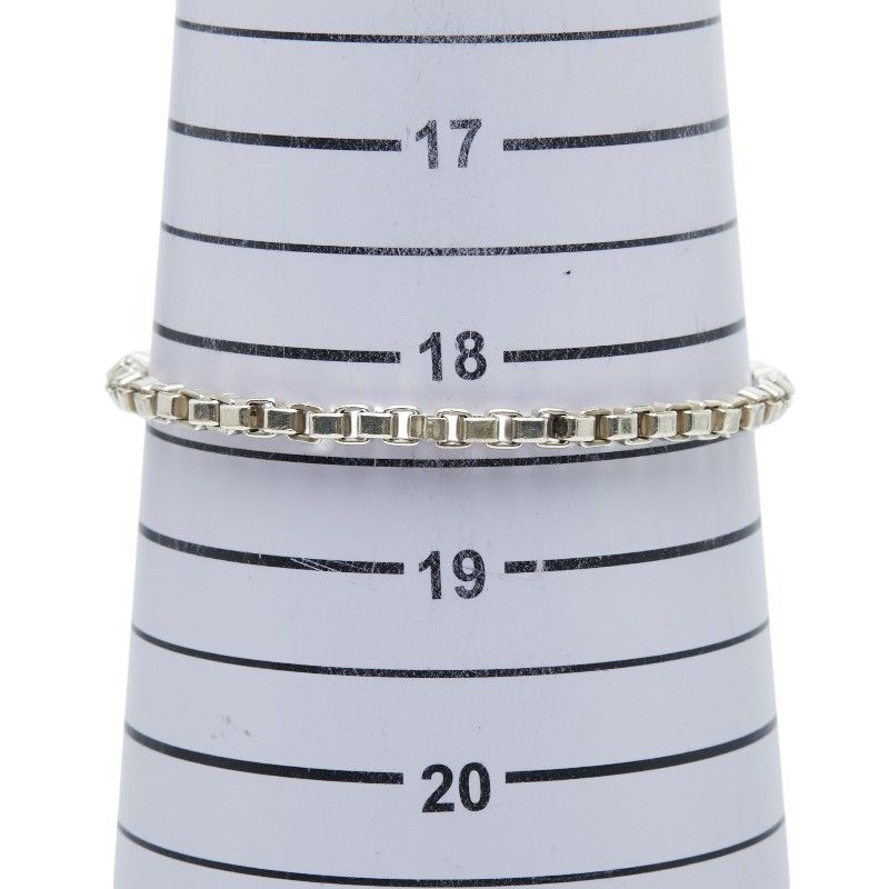 Tiffany & Co Venetian Link Chain Bracelet Silver
