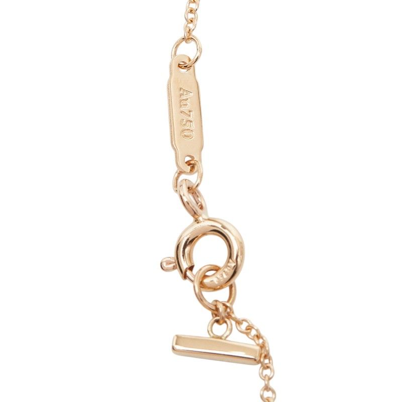 Tiffany & Co T Smile Small Pendant Necklace 18k Pink Gold