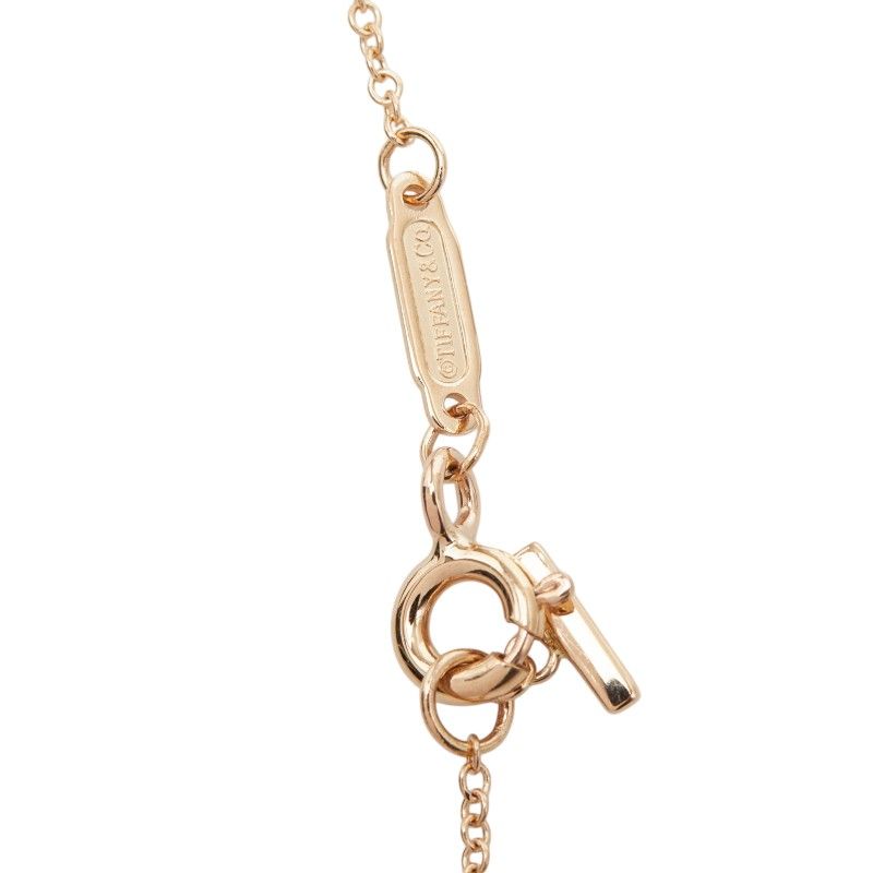 Tiffany & Co T Smile Small Pendant Necklace 18k Pink Gold