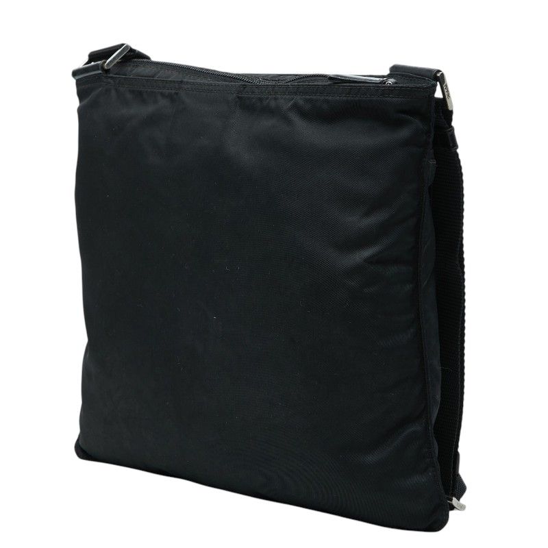 Prada Tessuto Crossbody Shoulder Bag Black Nylon