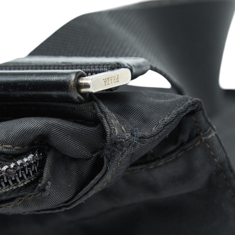 Prada Tessuto Crossbody Shoulder Bag Black Nylon