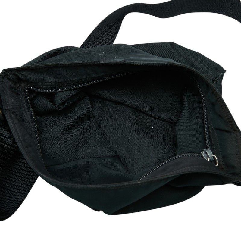 Prada Tessuto Crossbody Shoulder Back Black Nylon