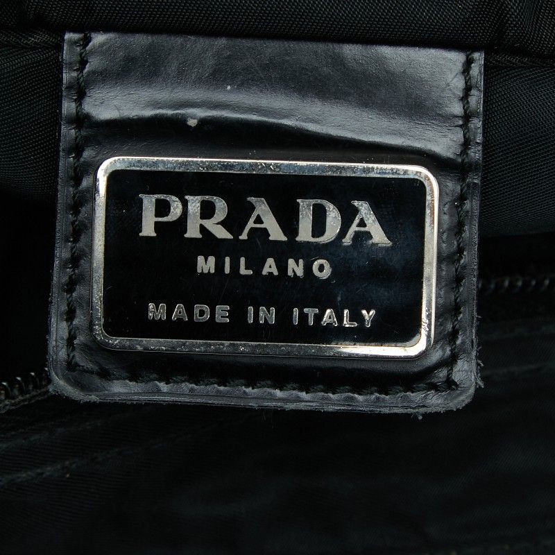 Prada Tessuto Crossbody Shoulder Back Black Nylon