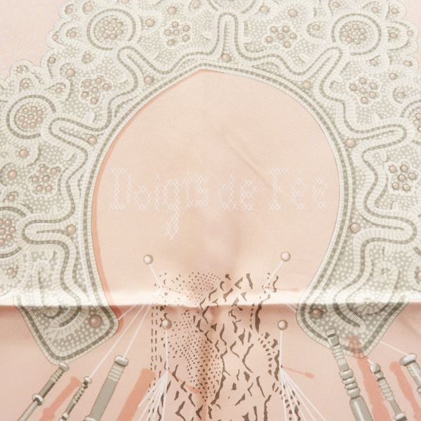 Hermes Carre 90 Doigts de Fee Pink Fairy Finger Scarf Shipping