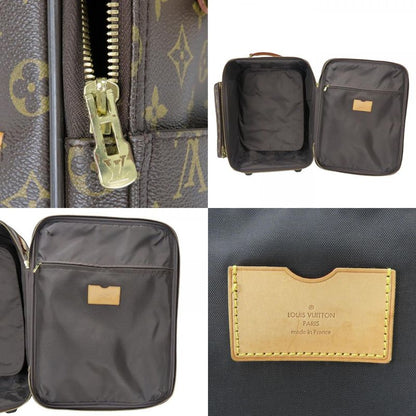 Louis Vuitton Travel Bag Trolley Bosford 50 Monogram Leather Brown Trunk