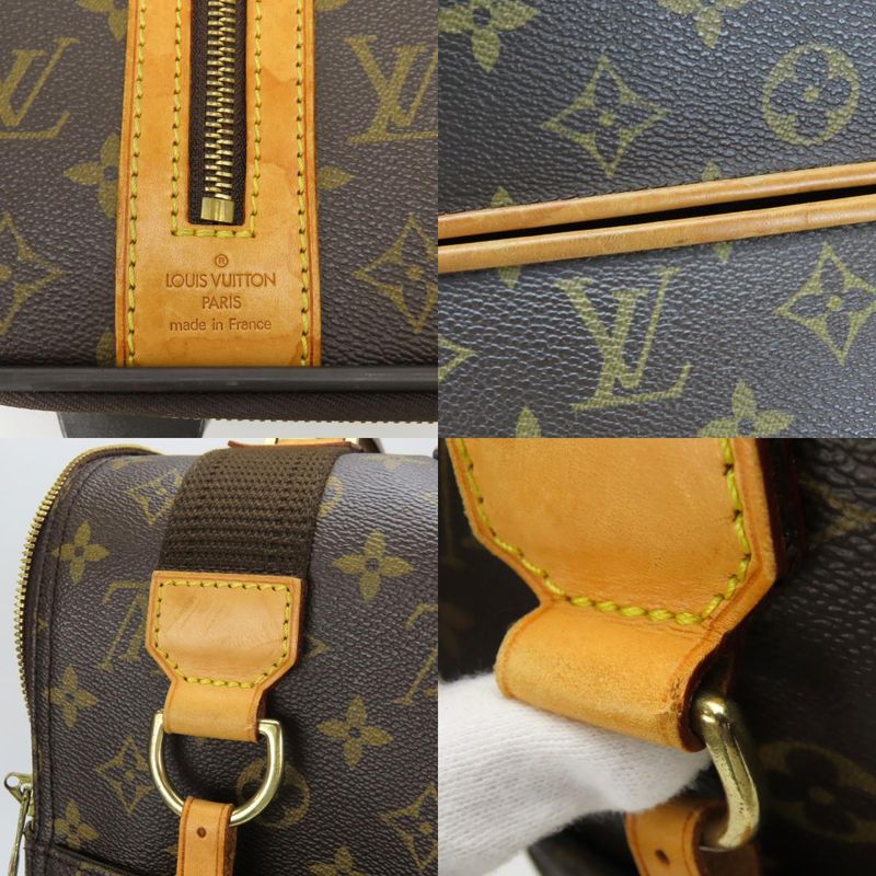 Louis Vuitton Travel Bag Trolley Bosford 50 Monogram Leather Brown Trunk