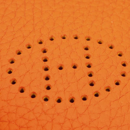Hermes Vidopoche Mini Taurillon Clemence Orange Tray Interior