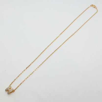 Hermes Necklace Mini Pop Ro Cover le Grey Gold