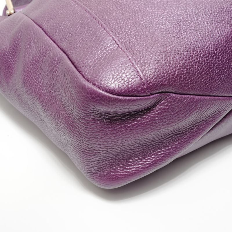 Gucci Tote Leather Totes Purple