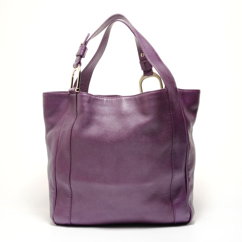 Gucci Tote Leather Totes Purple