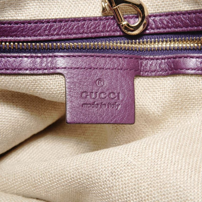 Gucci Tote Leather Totes Purple