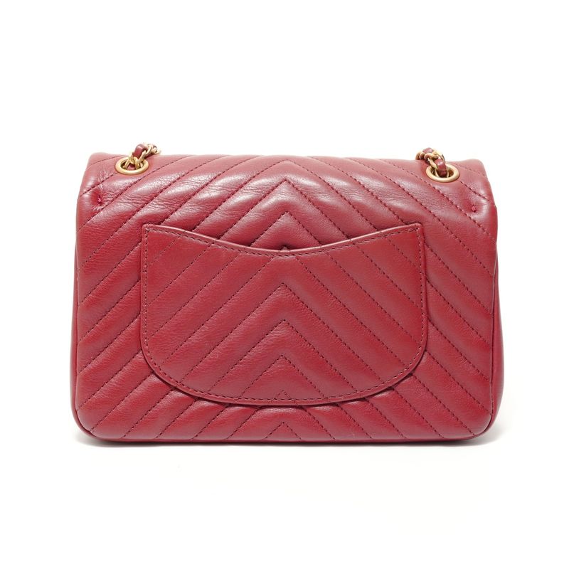 Chanel Shoulder Bag Stitch Chevron