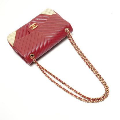 Chanel Shoulder Bag Stitch Chevron