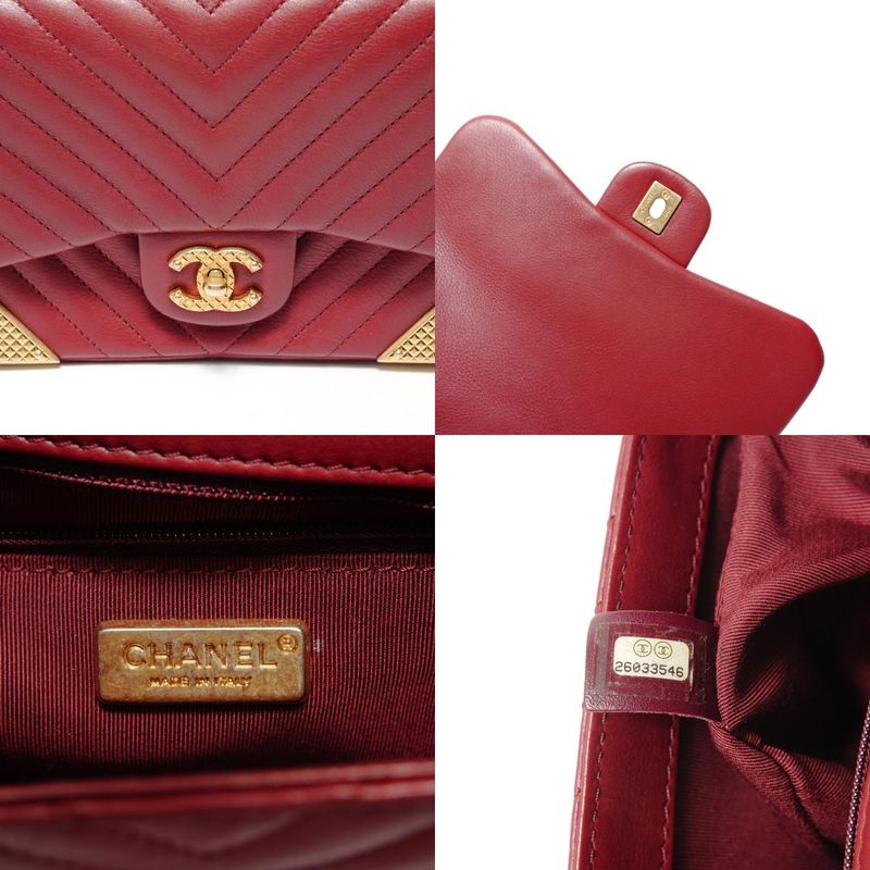 Chanel Shoulder Bag Stitch Chevron