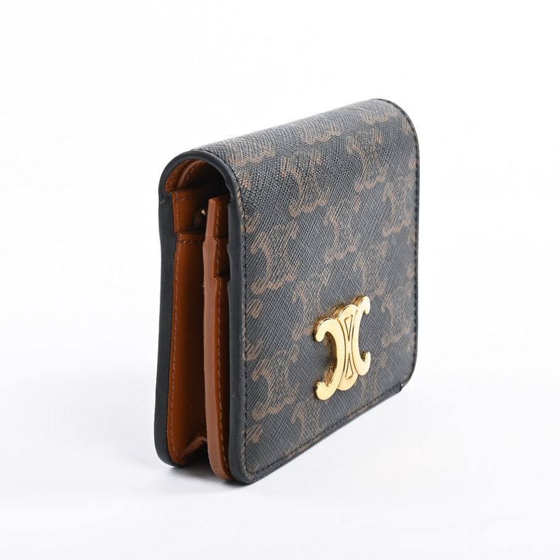 Celine Bifold Wallet Triomphe Compact