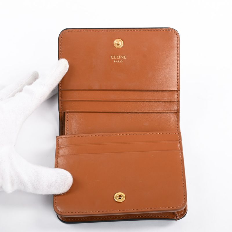 Celine Bifold Wallet Triomphe Compact