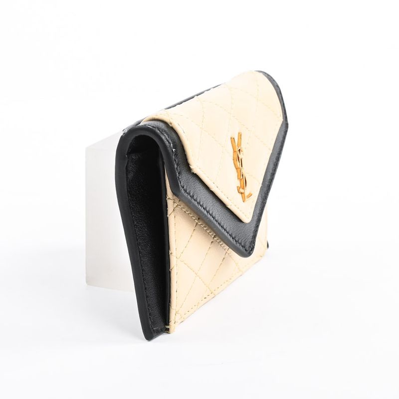 Saint Laurent Yves Card Case Gabi Multifold Wallet