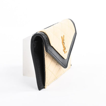 Saint Laurent Yves Card Case Gabi Multifold Wallet