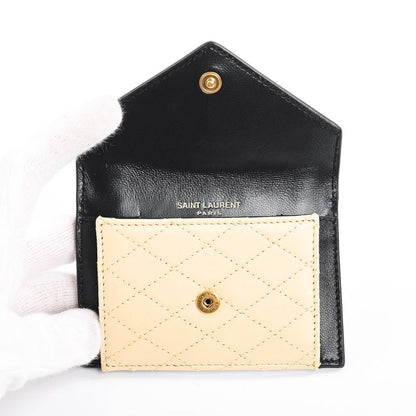 Saint Laurent Yves Card Case Gabi Multifold Wallet