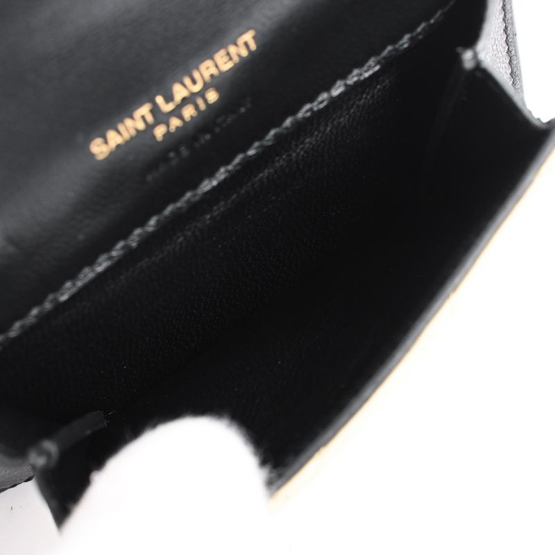 Saint Laurent Yves Card Case Gabi Multifold Wallet