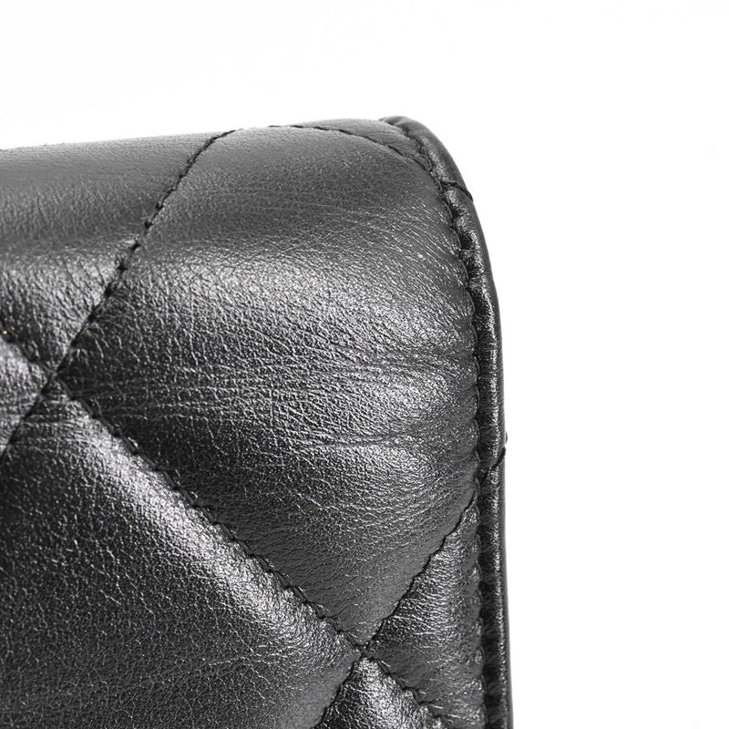Chanel Chain Wallet Wallets Black