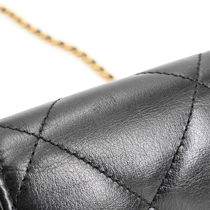 Chanel Chain Wallet Wallets Black