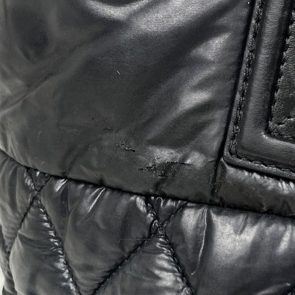 Chanel Coco Small Tote CC Logo Nylon Black