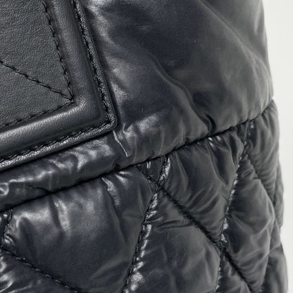 Chanel Coco Small Tote CC Logo Nylon Black