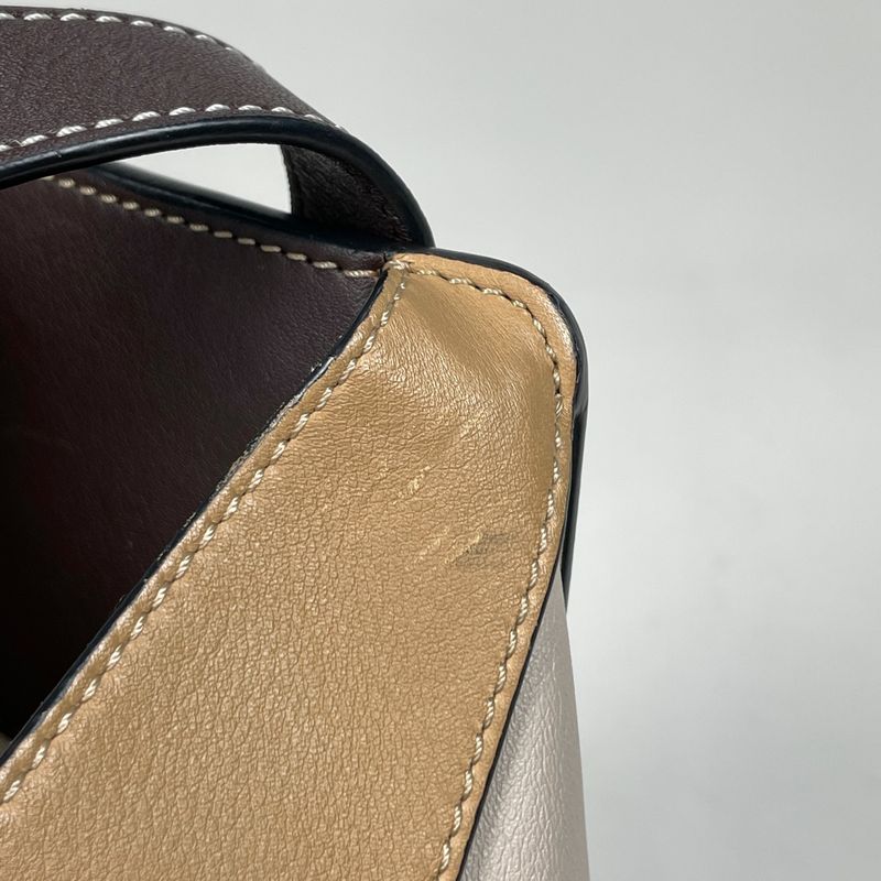 Loewe Hammock Small Anagram 2-Way Shoulder Bag Leather Beige